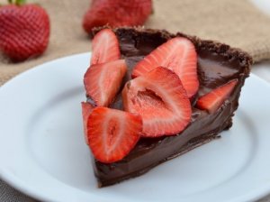 Veganiškas šokoladinis pyragas be miltų pieno