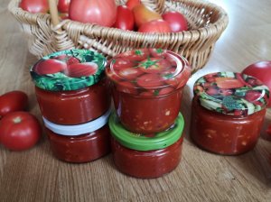 Ingridos pomidorų padažas žiemai