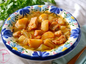 Ispaniška žuvies ir porų sriuba - Porrusalada