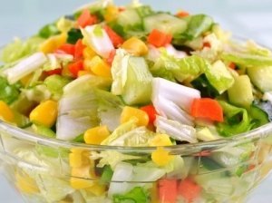 Gardžiosios daržovių salotos