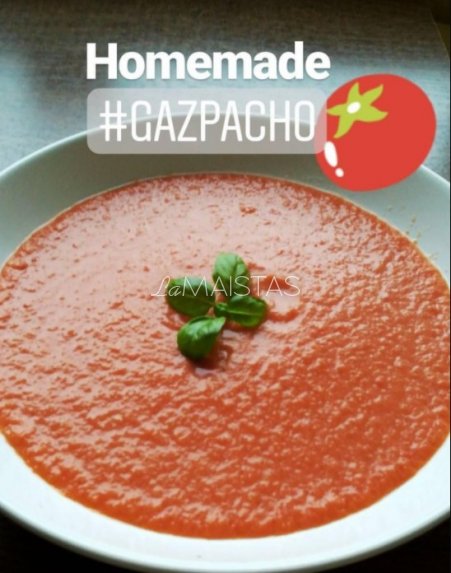 Gazpacho - šalta trinta pomidorų sriuba
