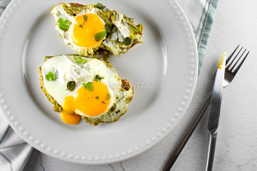 Pesto kiaušiniai - TIK TOK receptas