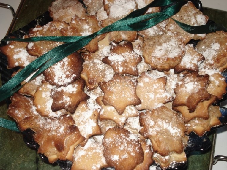 Meduoliniai su marcipanu sausainiai