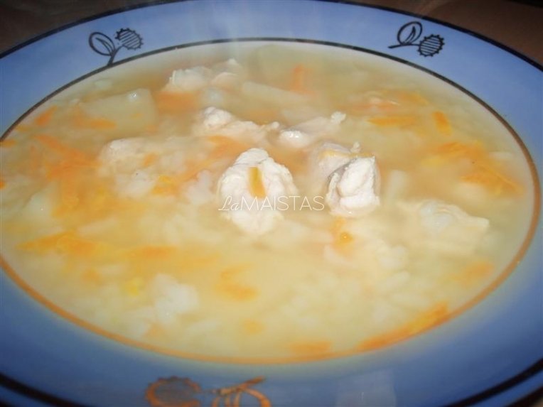 Citrininė vištienos sriuba