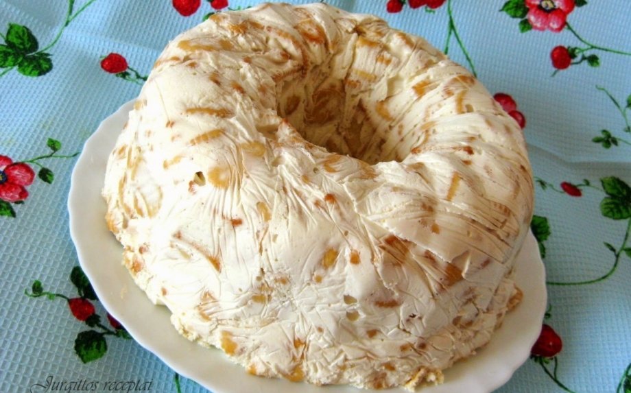Greitasis grietininis krekerių tortas