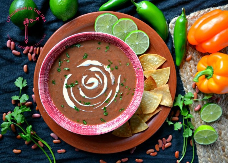 Trinta meksikietiška pupelių sriuba